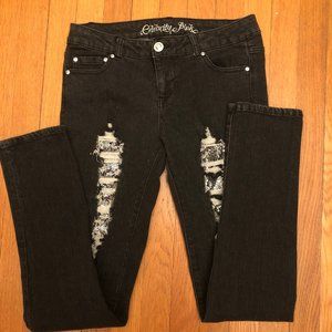 celebrity pink bootcut pants